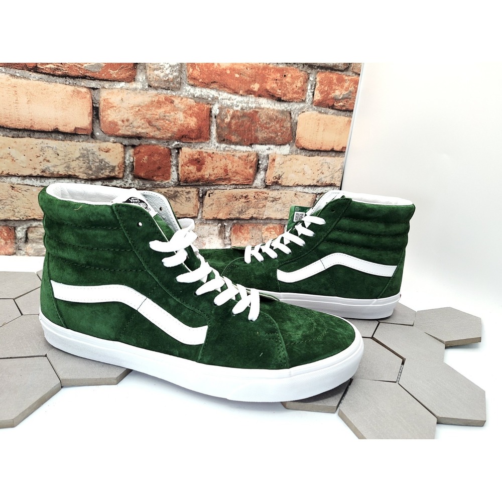 Vans Sk8-Hi‎ Pig Suede Douglas Fir Green Size US 9.5 Men's New VN0007NSBXU Rare - Picture 12 of 13